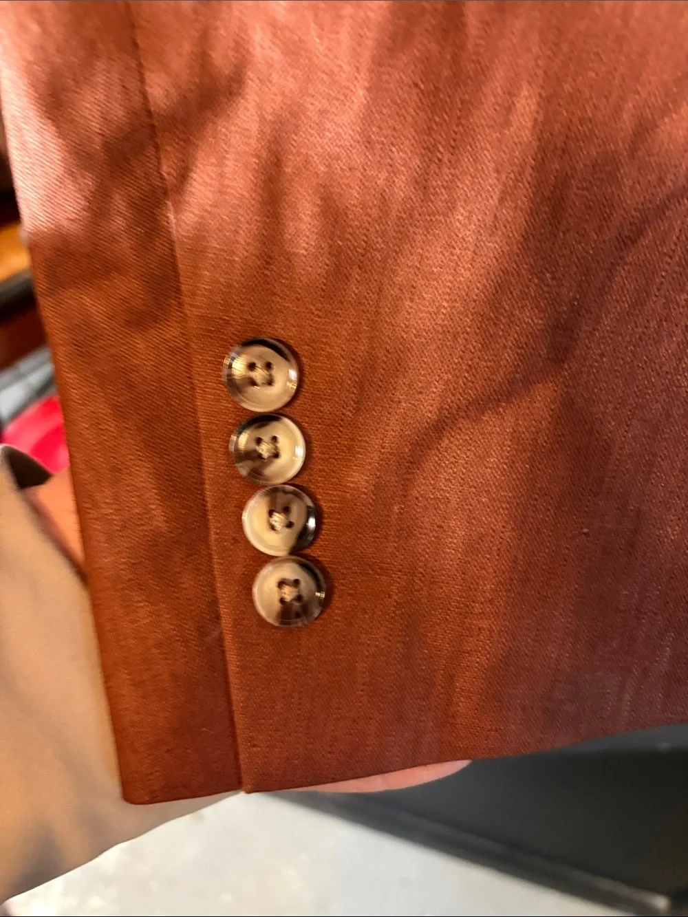 Perry Ellis Men's Copper-Brown Single-Breasted Sport Coat